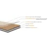 Panel winylowy Hobuco klejony Bordo GlueDown Guaddeloupe 177640214